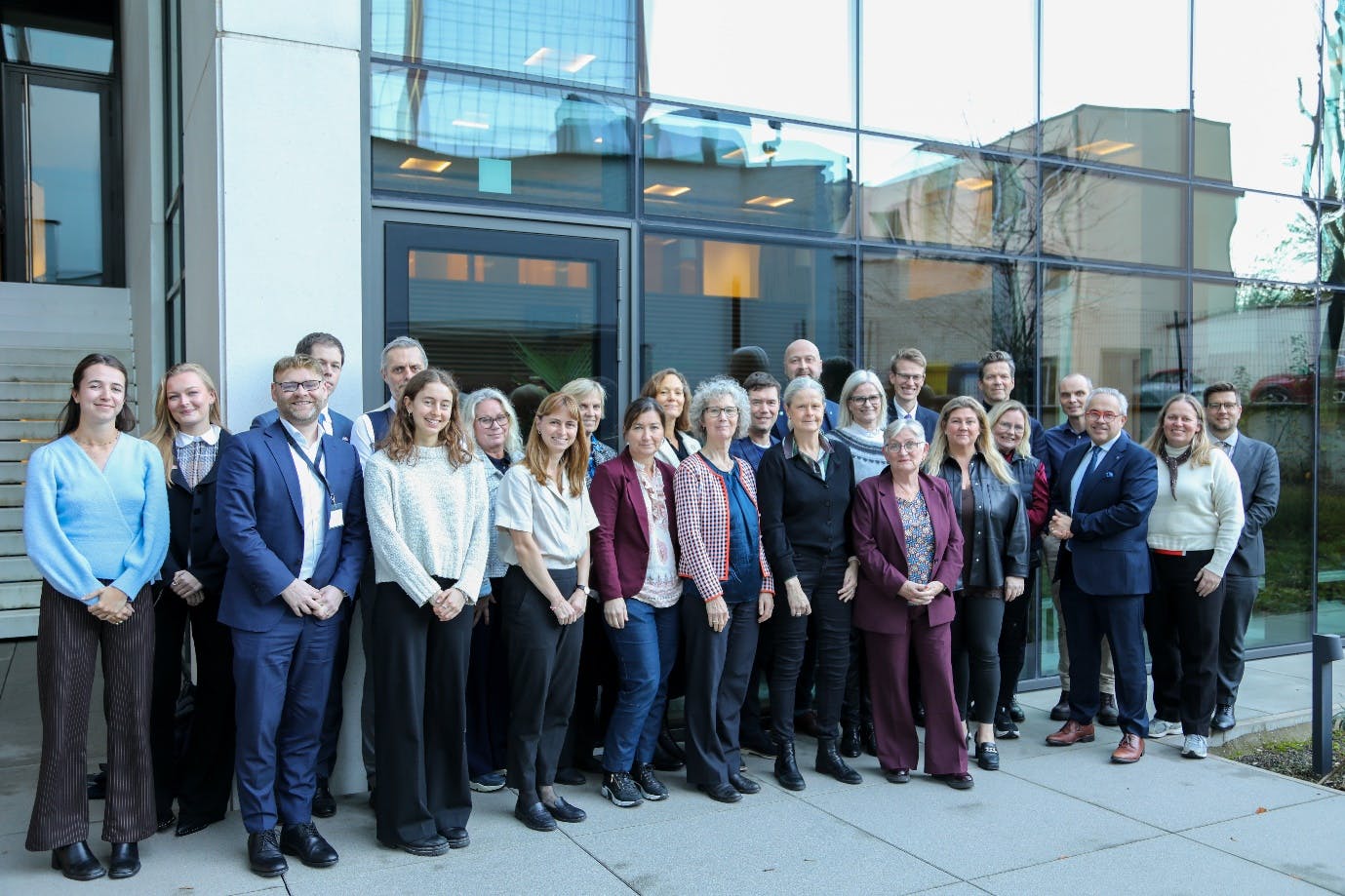 Fulltrúar Íslands, Noregs og Sviss á fundi Sveitarstjórnarvettvangs EFTA ásamt sérfræðingum í vinnuhópi EFTA á sviði almannavarna.