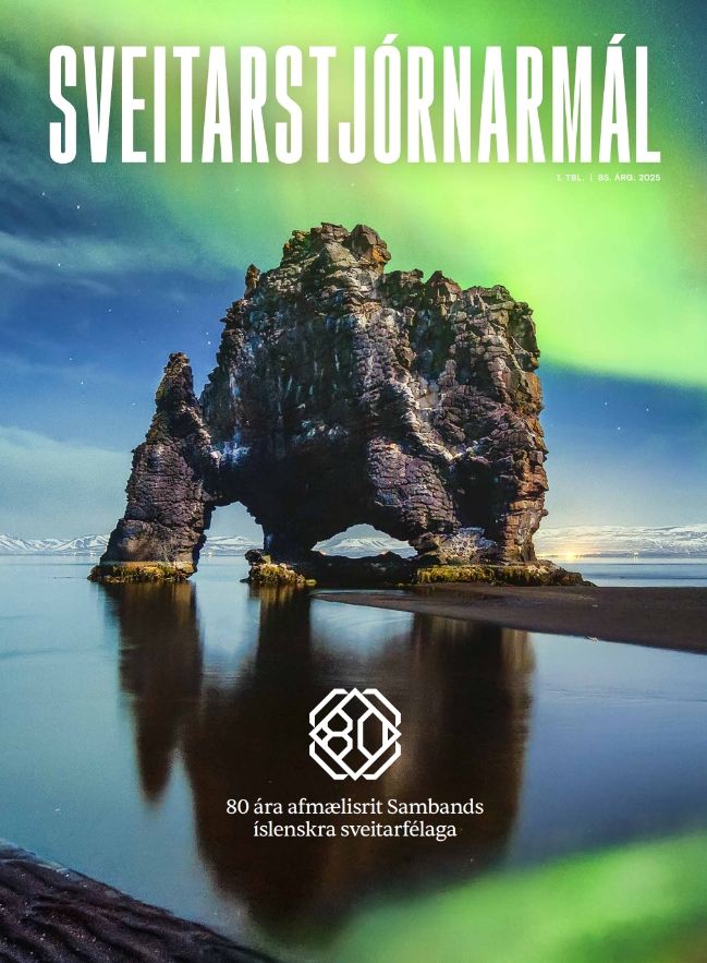 Forsíða tímaritsins Sveitarstjórnarmála 2025.