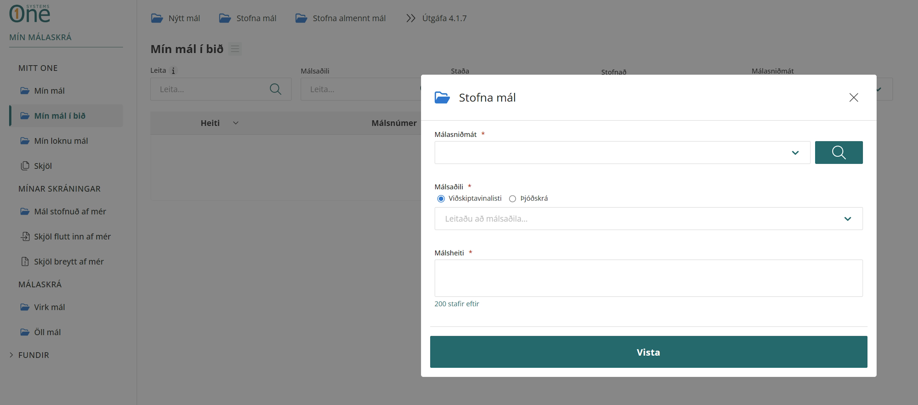 Skjáskot úr OneCore