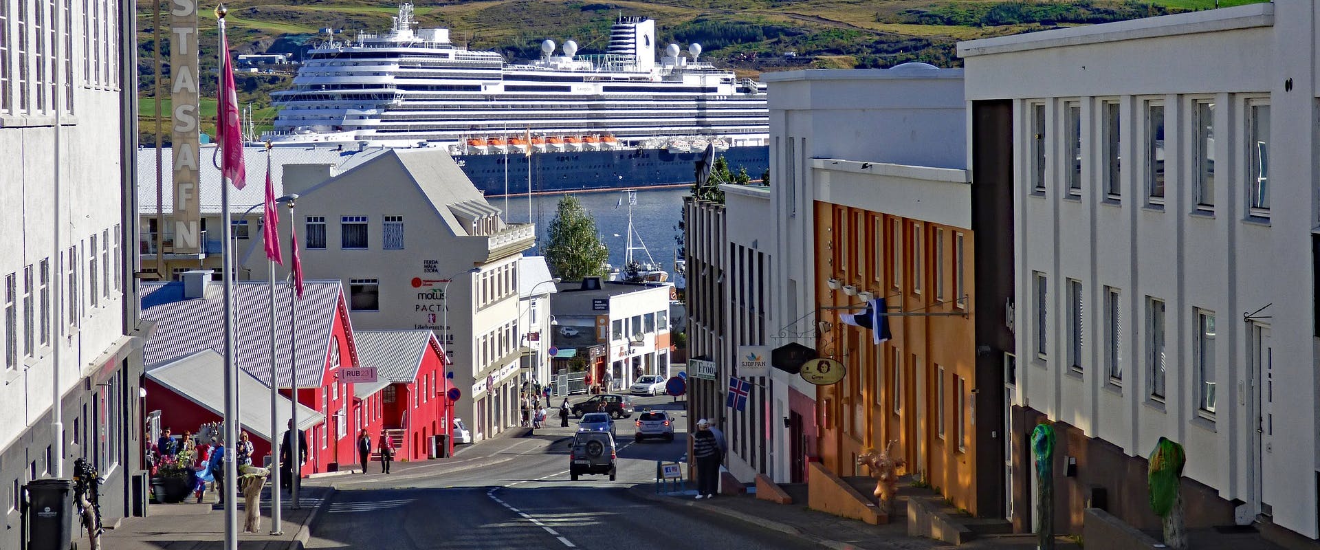 Akureyri, listagil, gilið,