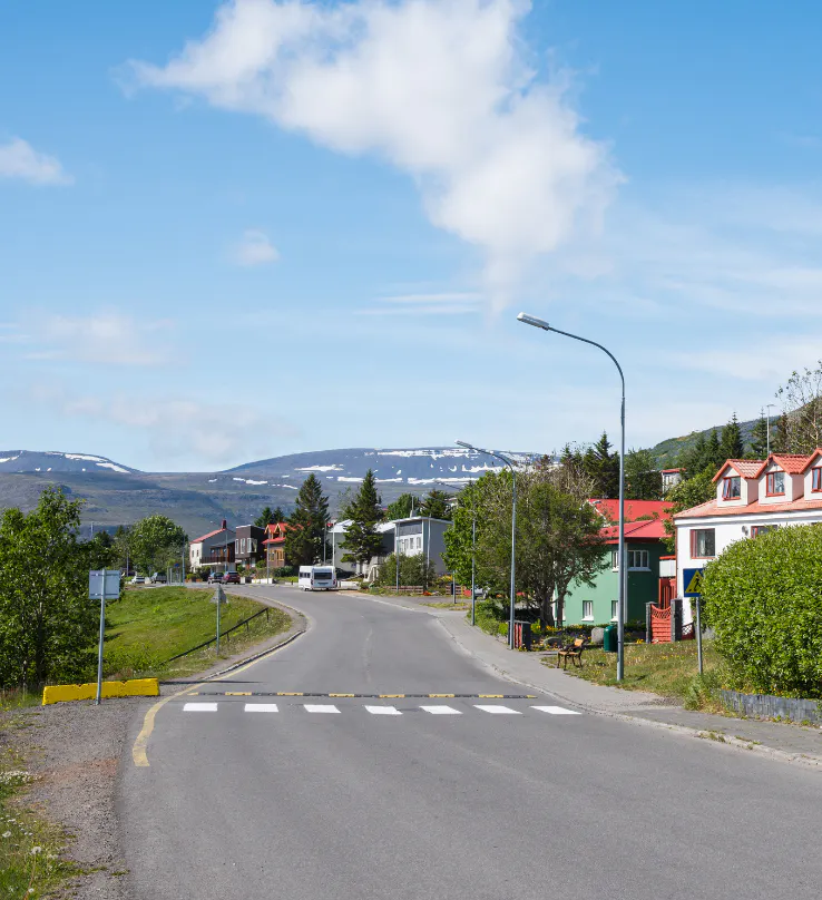 Ísafjörður gata fyrir bíla