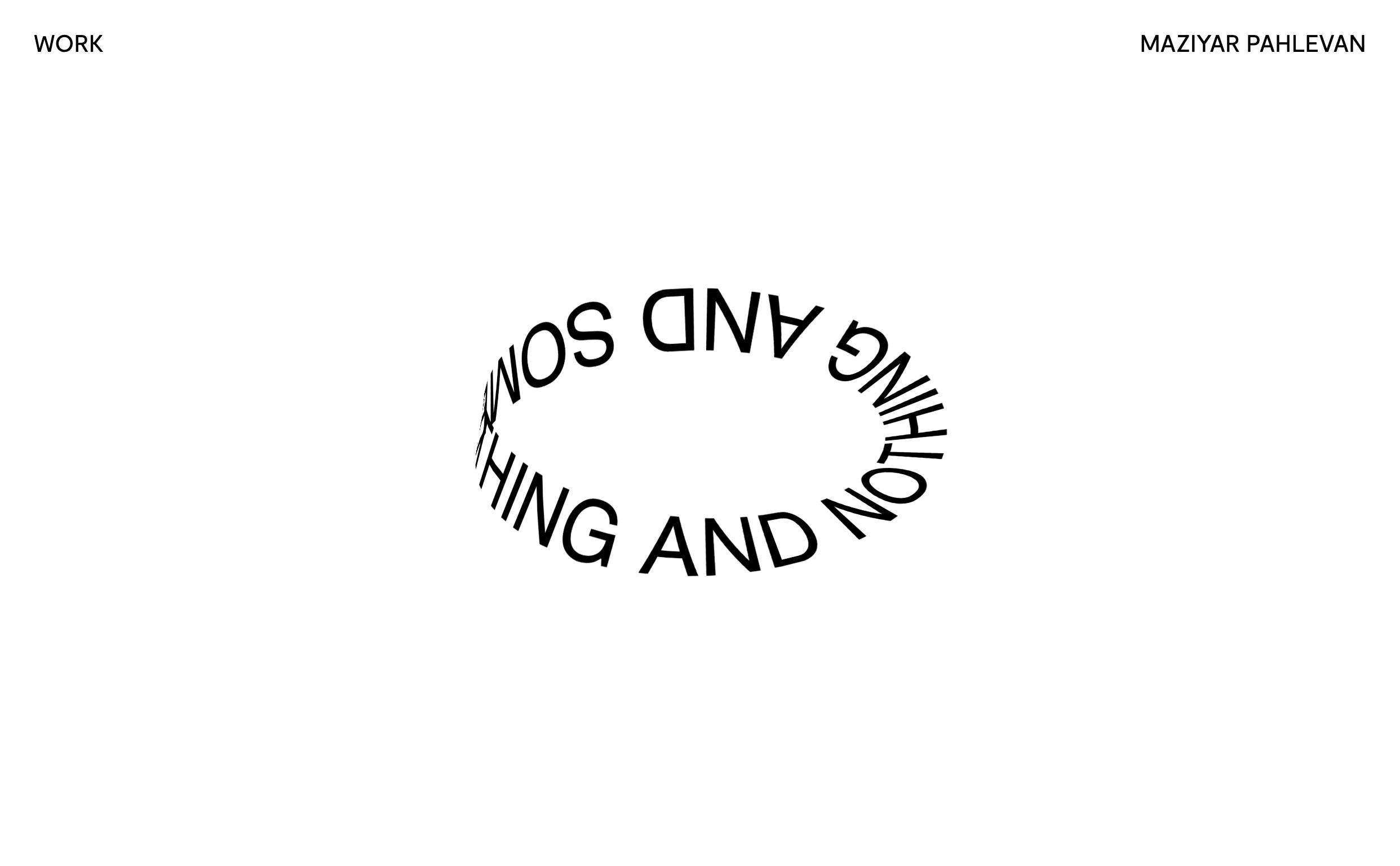 Maziyar Pahlevan website screenshot