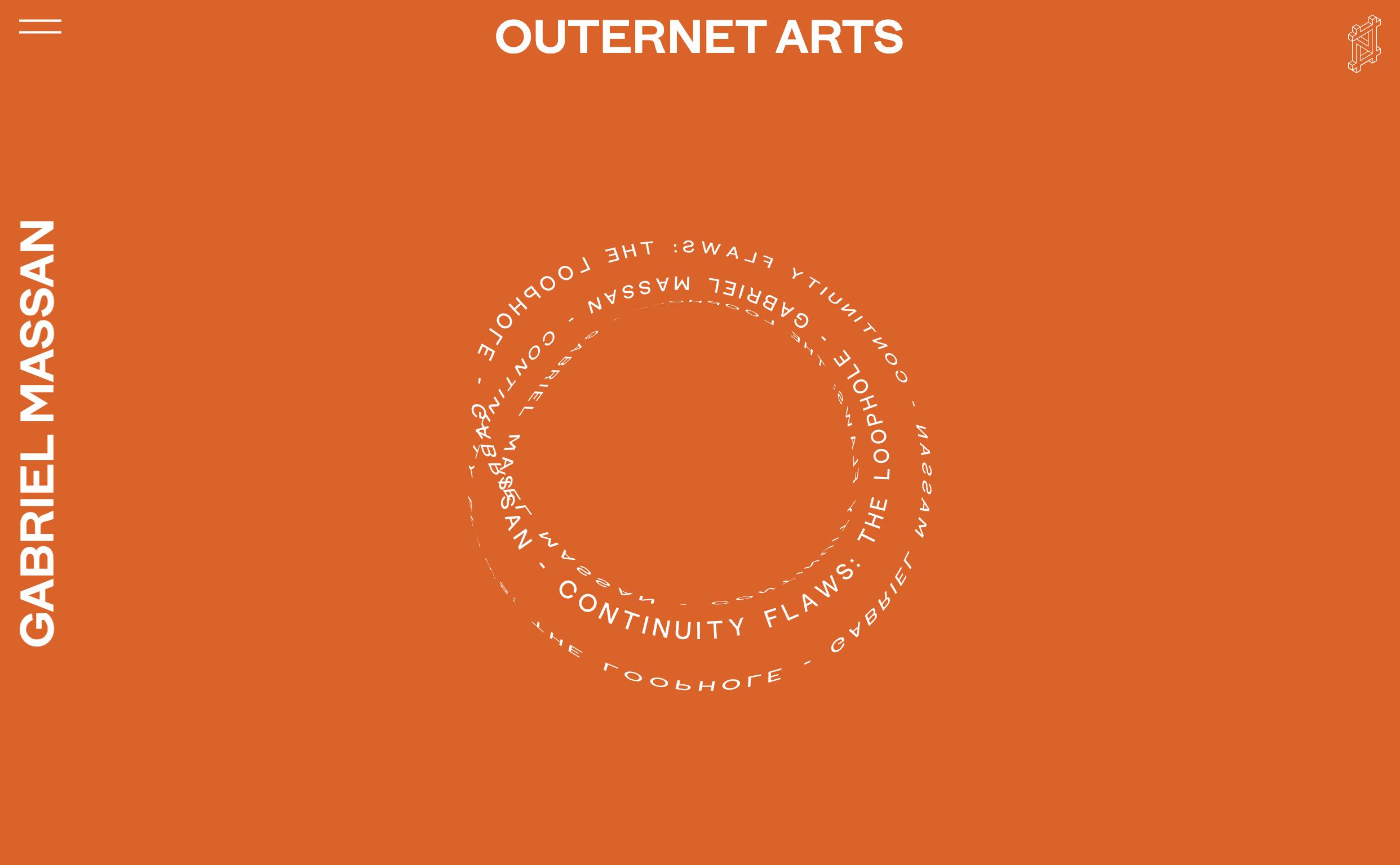 outernet arts website screenshot