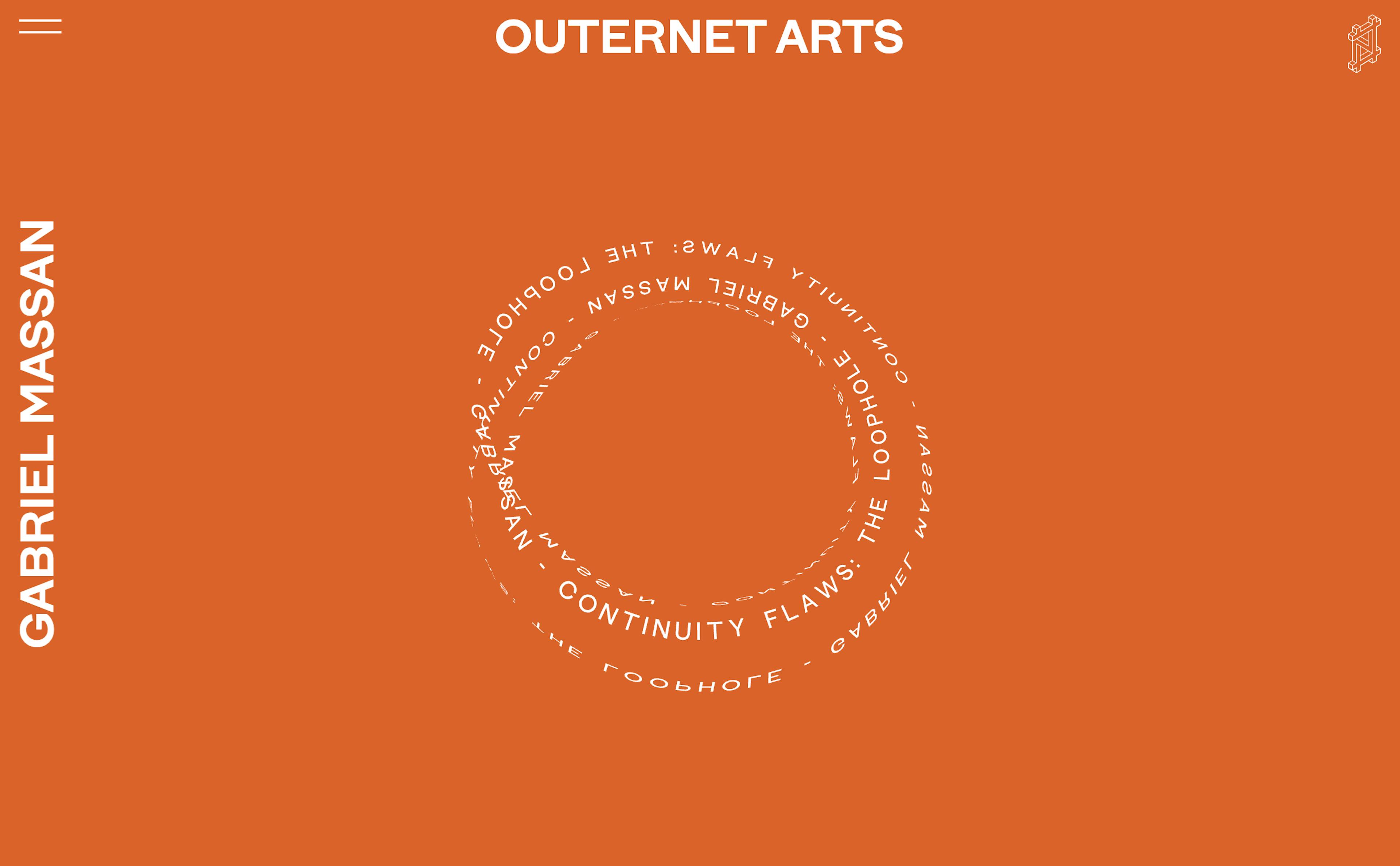 outernet arts website screenshot