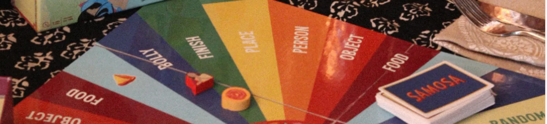 SAMOSA board game closeup