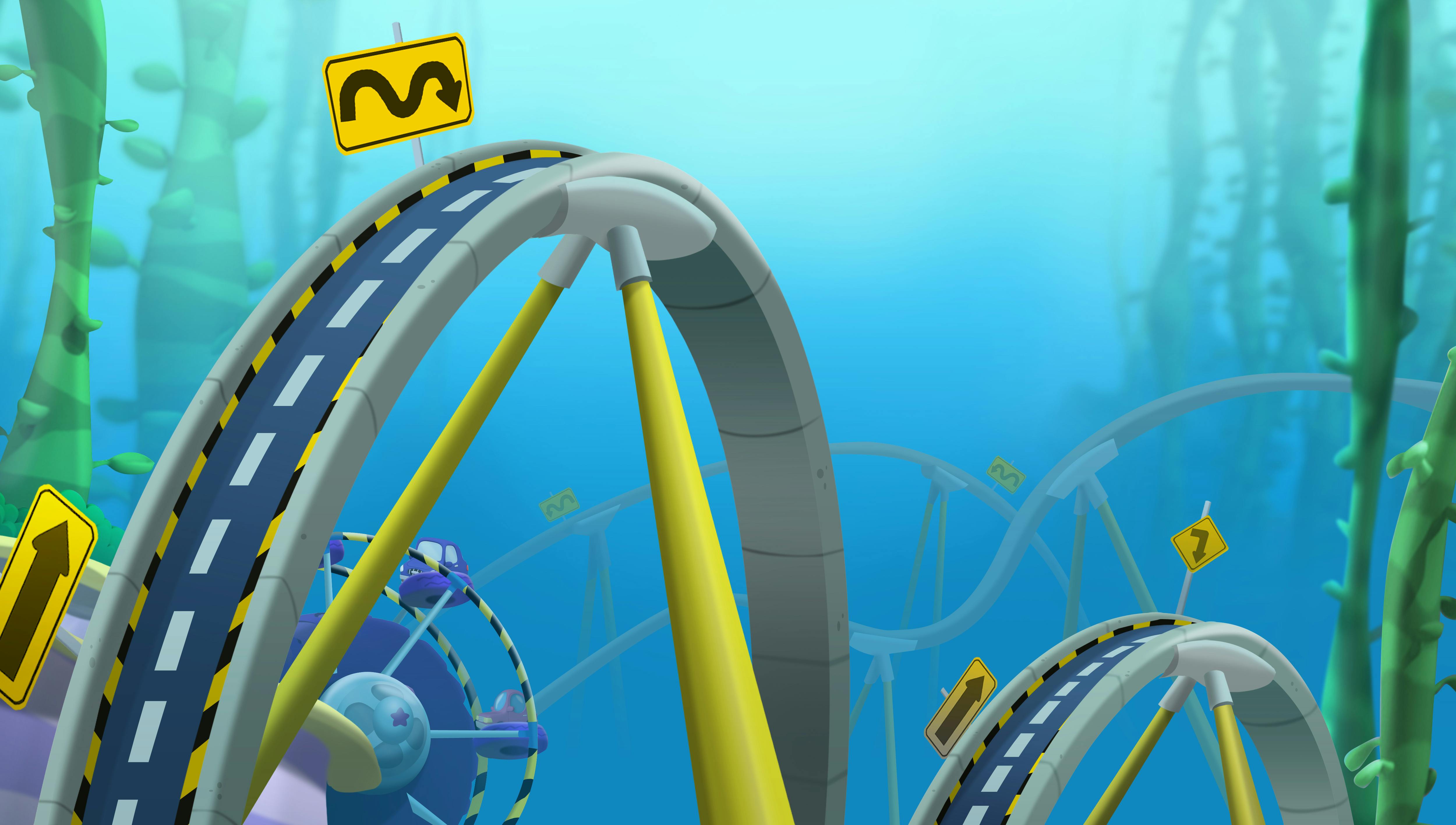 Roller coaster colour key