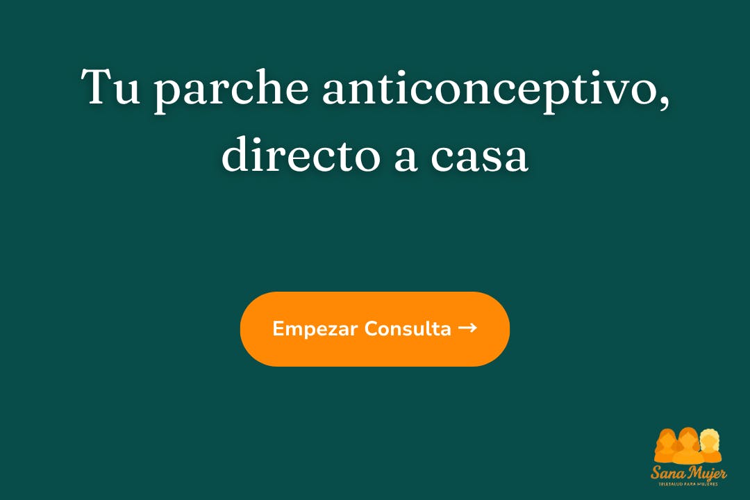 Call to action parche anticonceptivo directo a casa