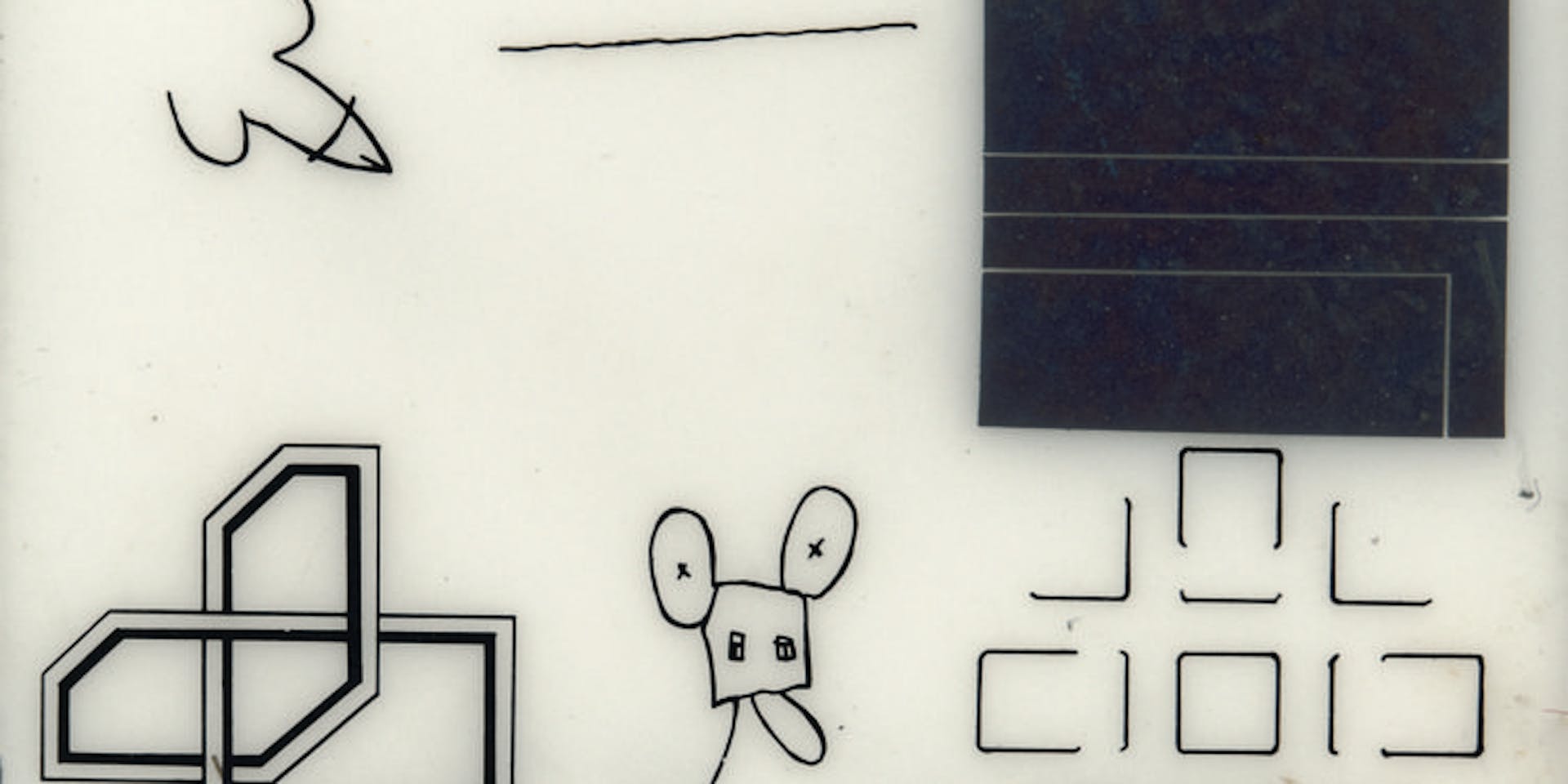 Dessins de David Novros, John Chamberlain, Forrest Myers, Claes Oldenburg, Robert Rauschenberg et Andy Wahrol