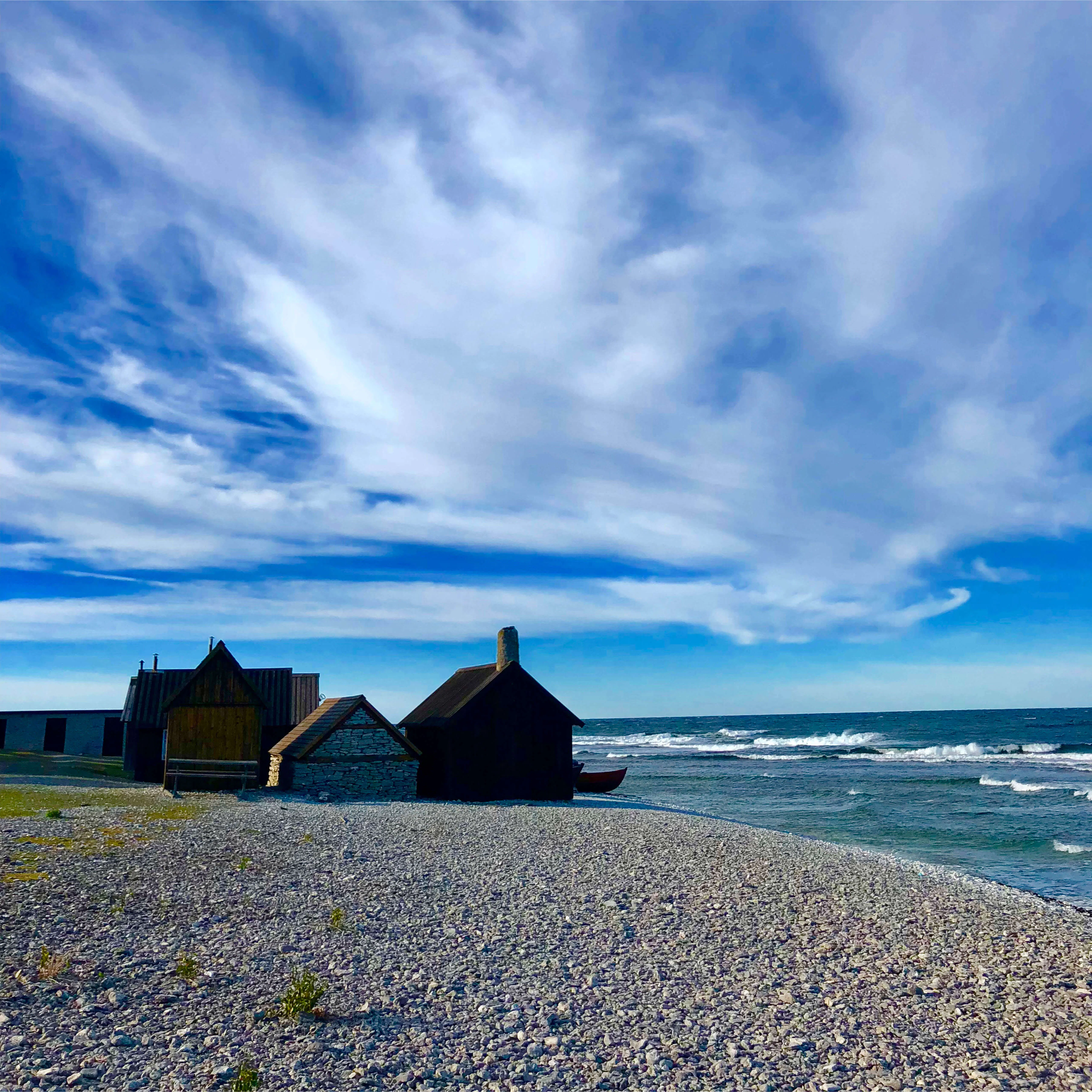 Fiskeläge på Gotland