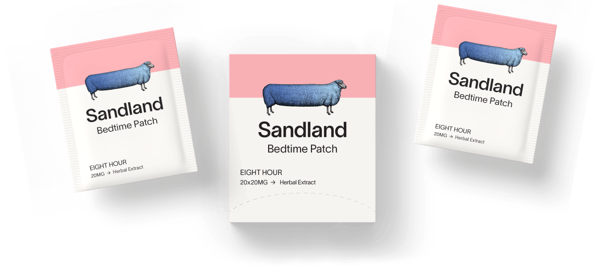 Sandland Bedtime Patch for 8 hours of all night sleep