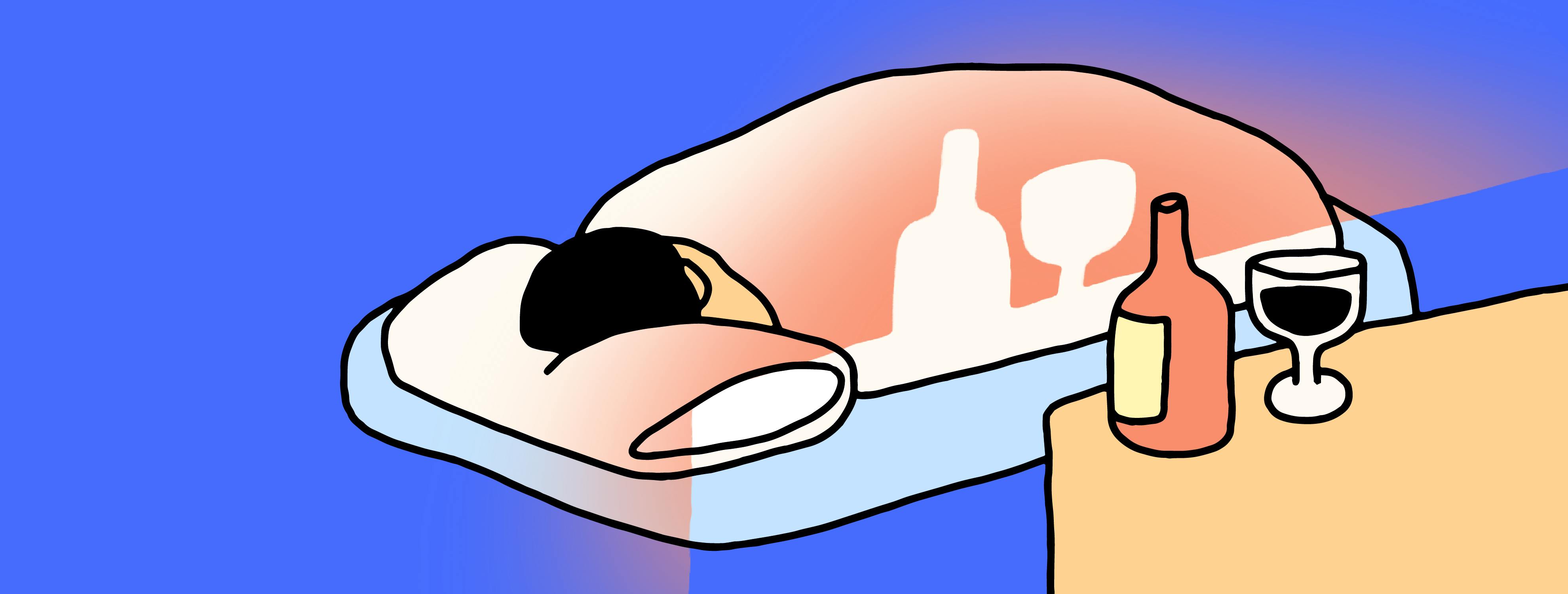 can't sleep after drinking