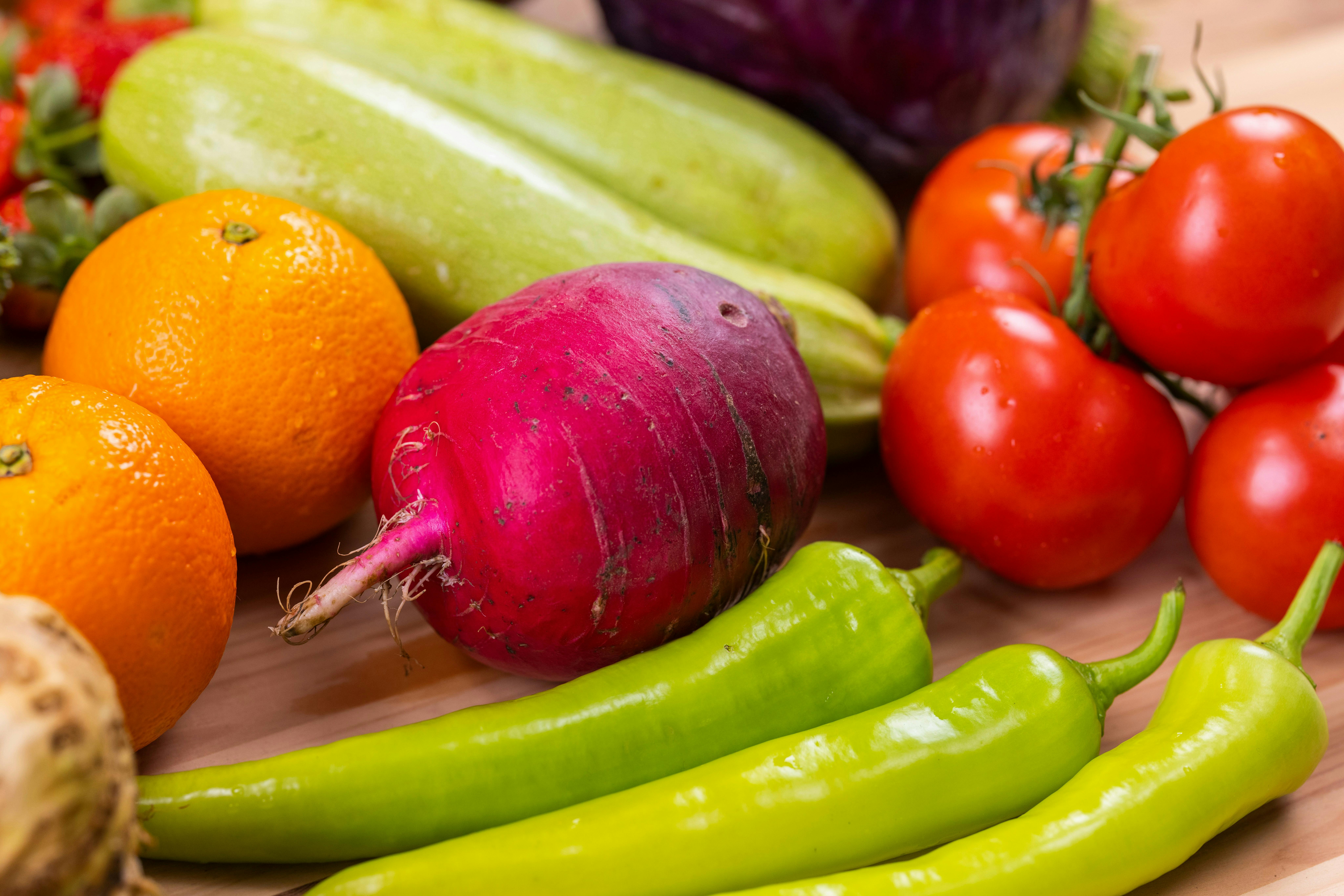 Photo of fruit and vegs