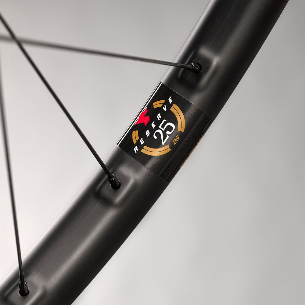 Detail of Reserve mountain bike wheel