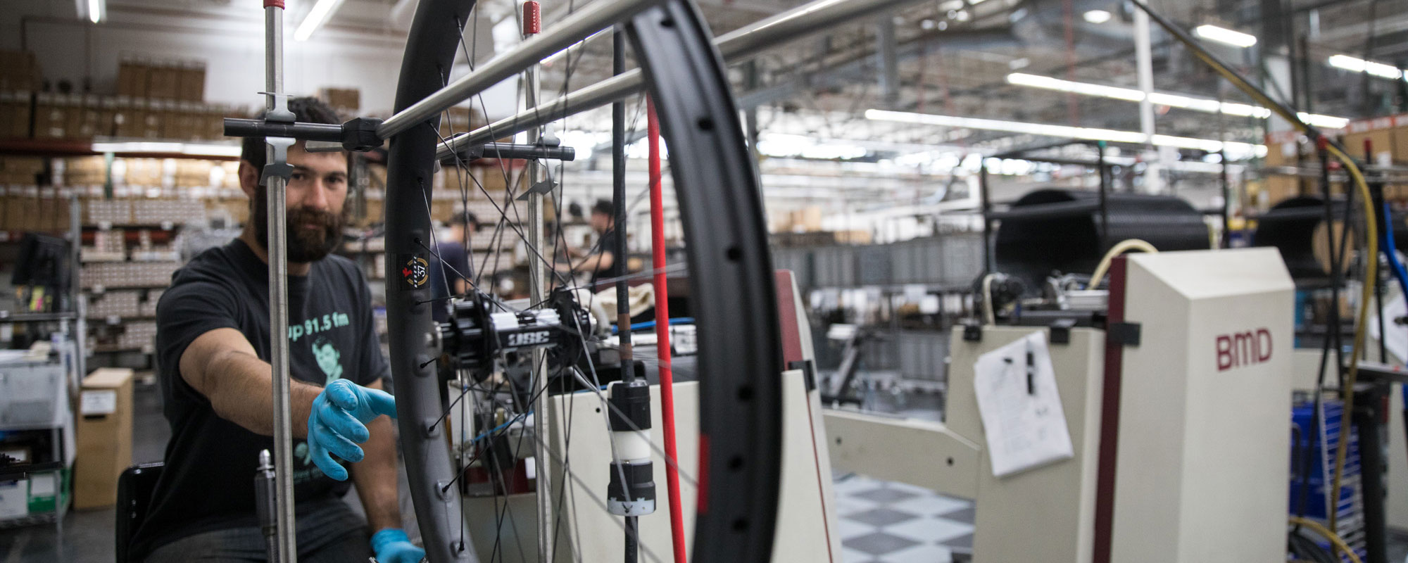 Building carbon wheels in Santa Cruz California