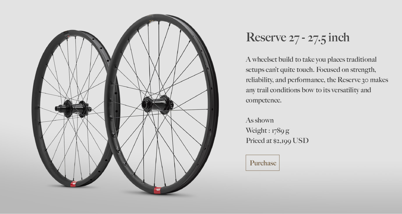 reserve bike wheels