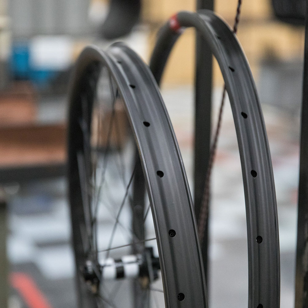 Developed without any proprietary bits needed to build a wheel.
