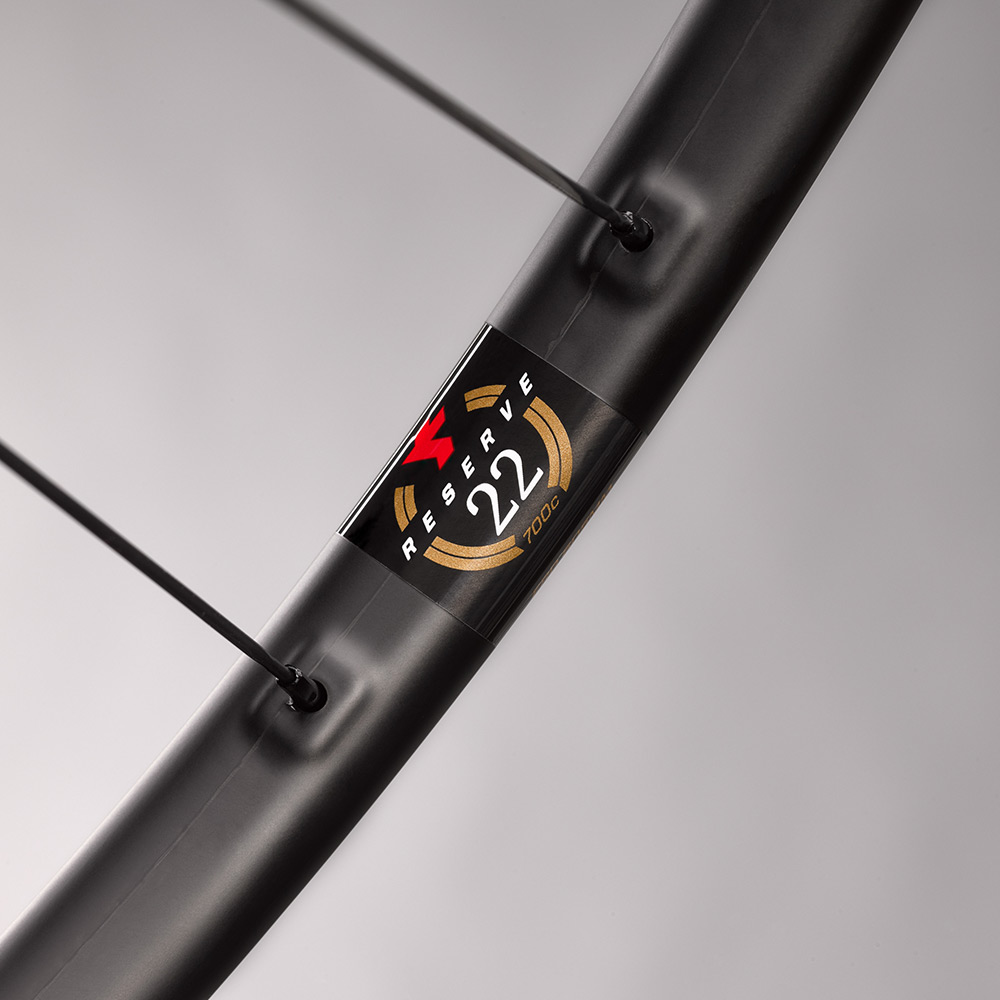 Reserve 22 Gravel Wheel rim detail