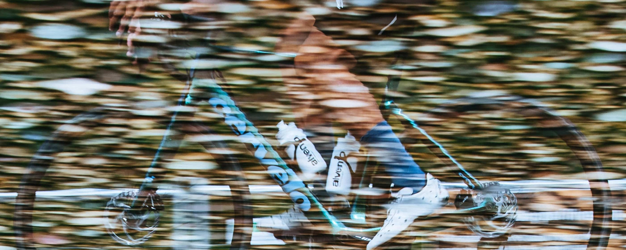 Reflection of a Cevelo road bike