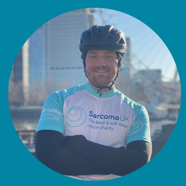 Gaz Emmerson wearing cycling gear.