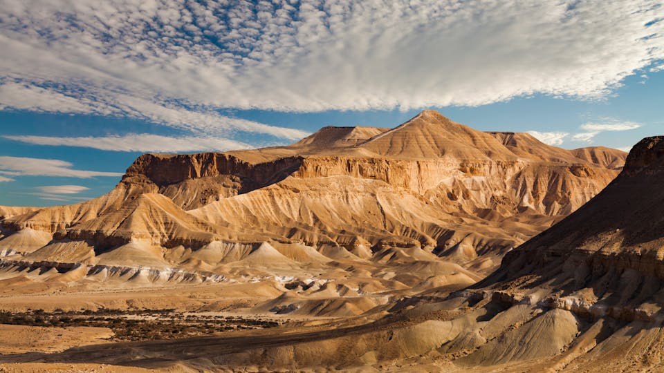The Negev desert in Israel