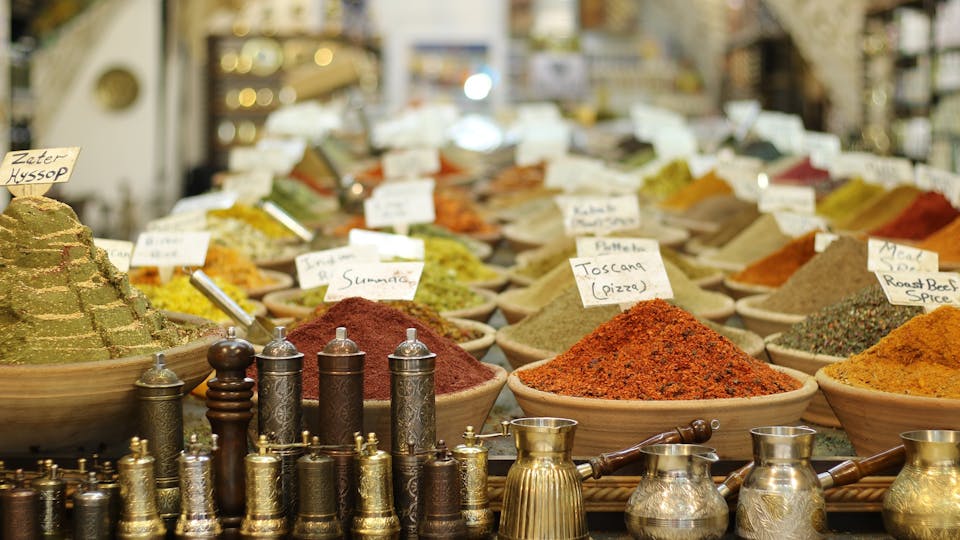 Outdoor market in Jerusalem, Israel