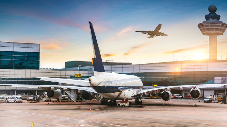 plane at airport