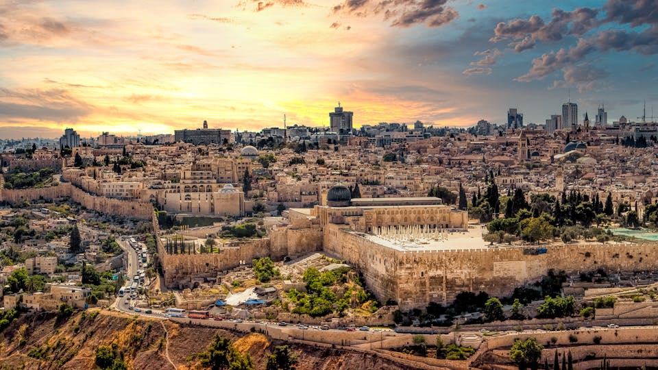 Jerusalem ariel view