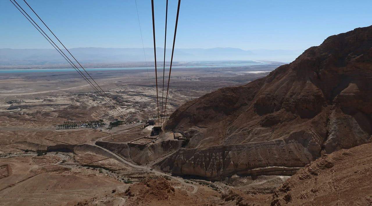 Masada Seilbahn am Toten Meer