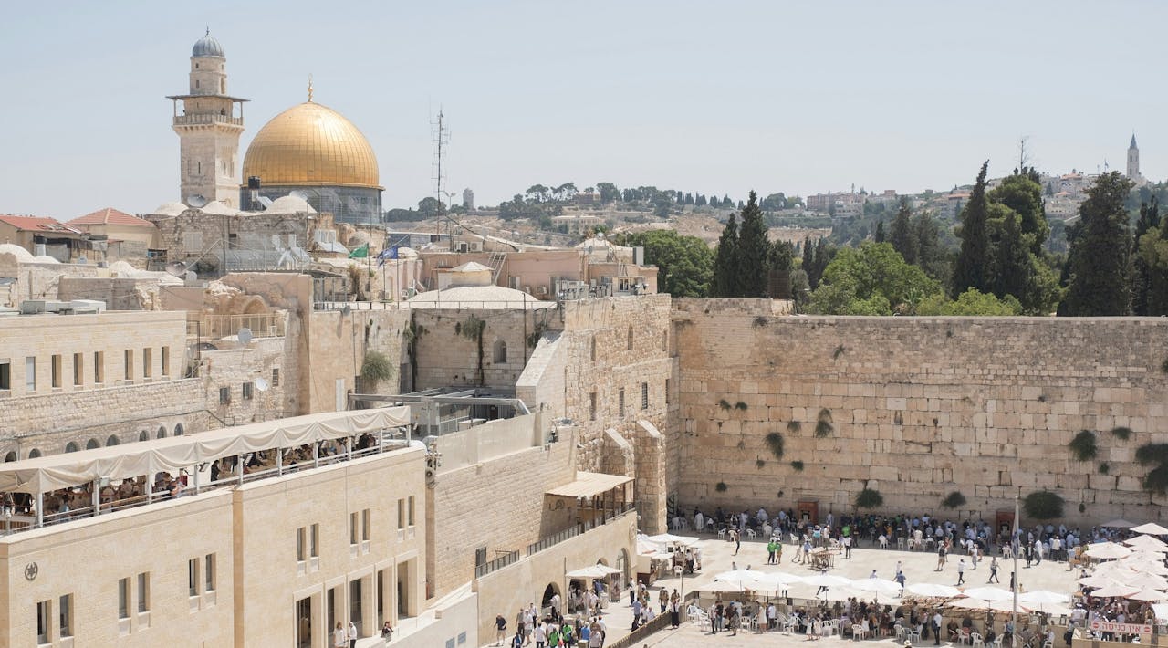 Klagemauer und Felsendom Jerusalem