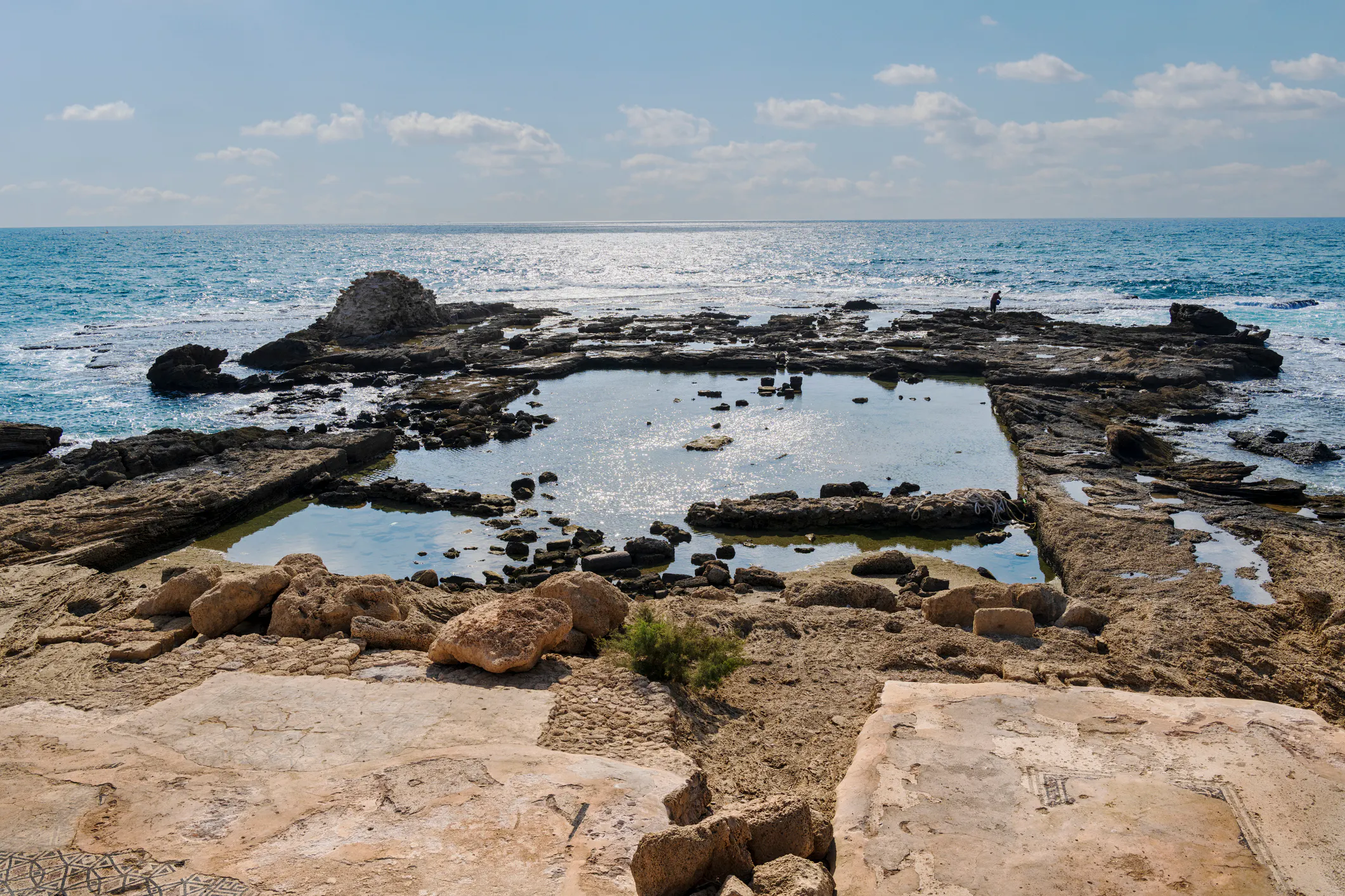 ruins of Caesarea fortress - best of Israel