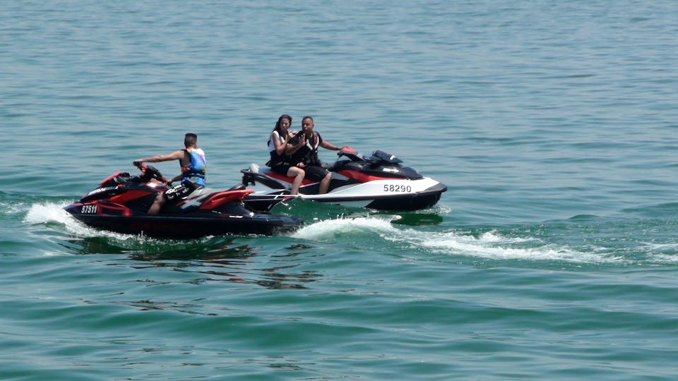 Recreational Jet Ski On Sea Of Galilee