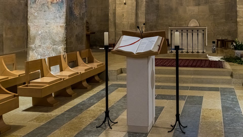 Abbey of Abu Gosh in the Chechen village
