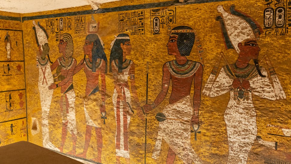 Tomb of pharaoh Tutankhamun in Valley of the Kings, Luxor, Egypt