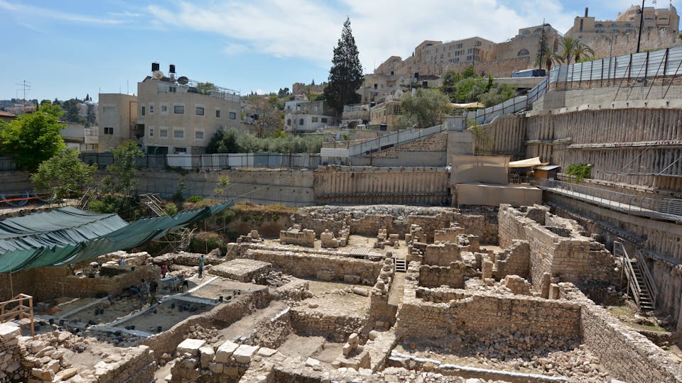 City of David, Jerusalem - Israel. It's a tourist attraction of the archaeological site