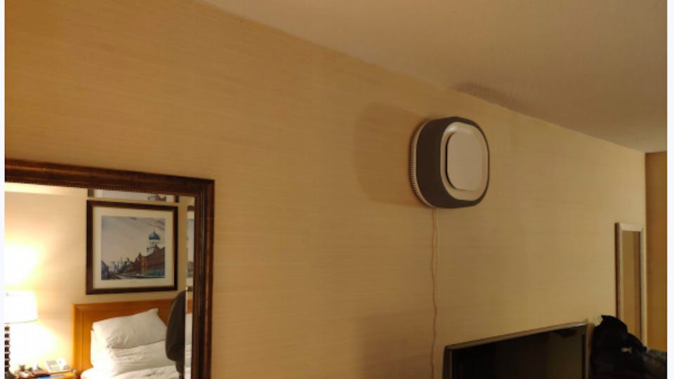 Aura Air Filter inside room