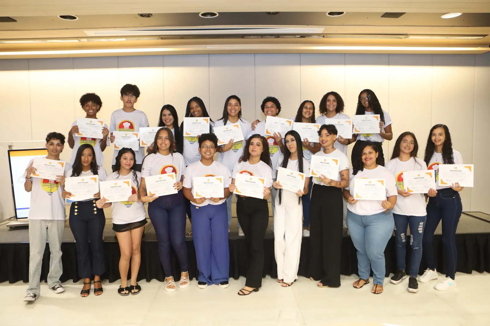 Alunos da Turma de 2024 Projeto Juventude, Trabalho e Empreendedorismo.