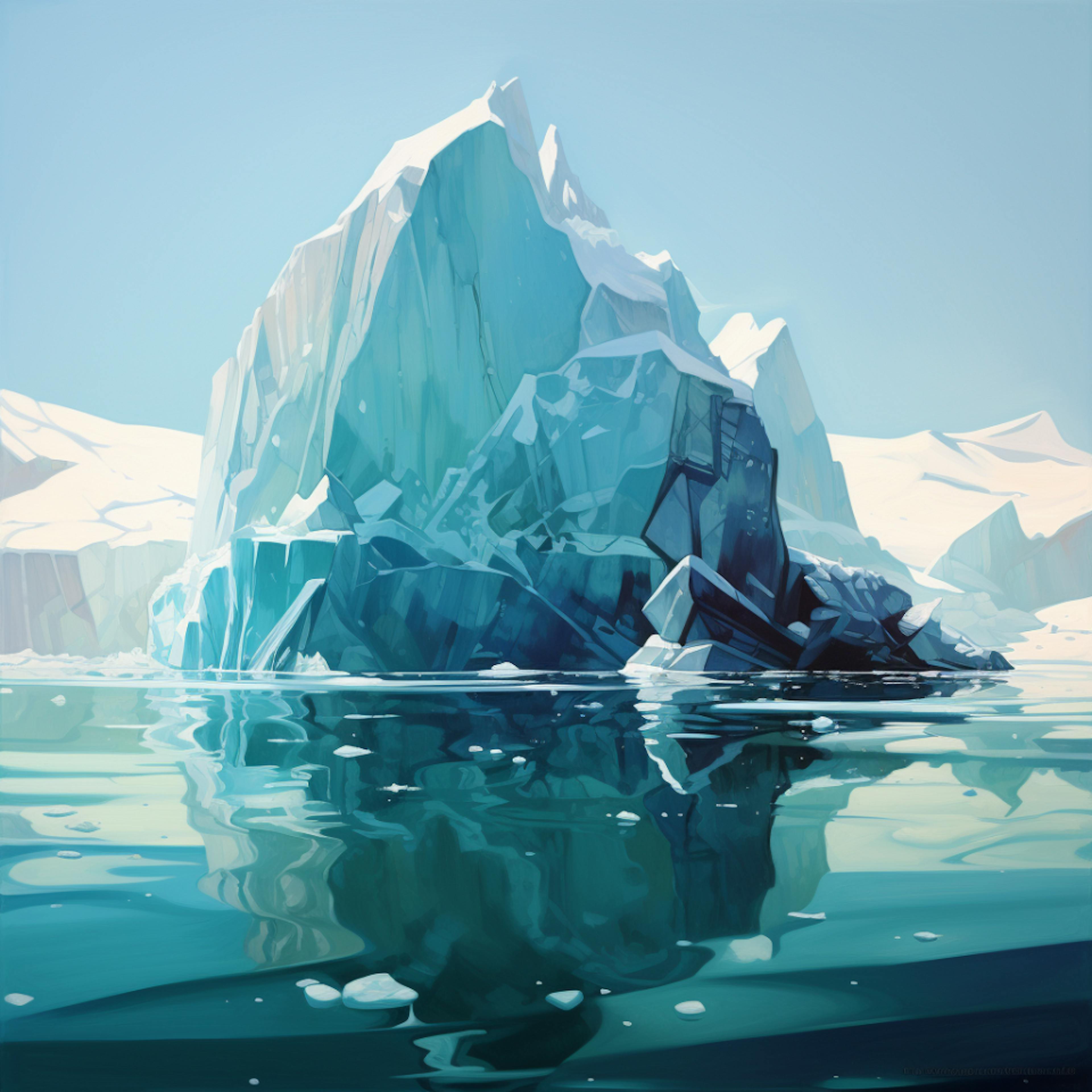 An iceberg