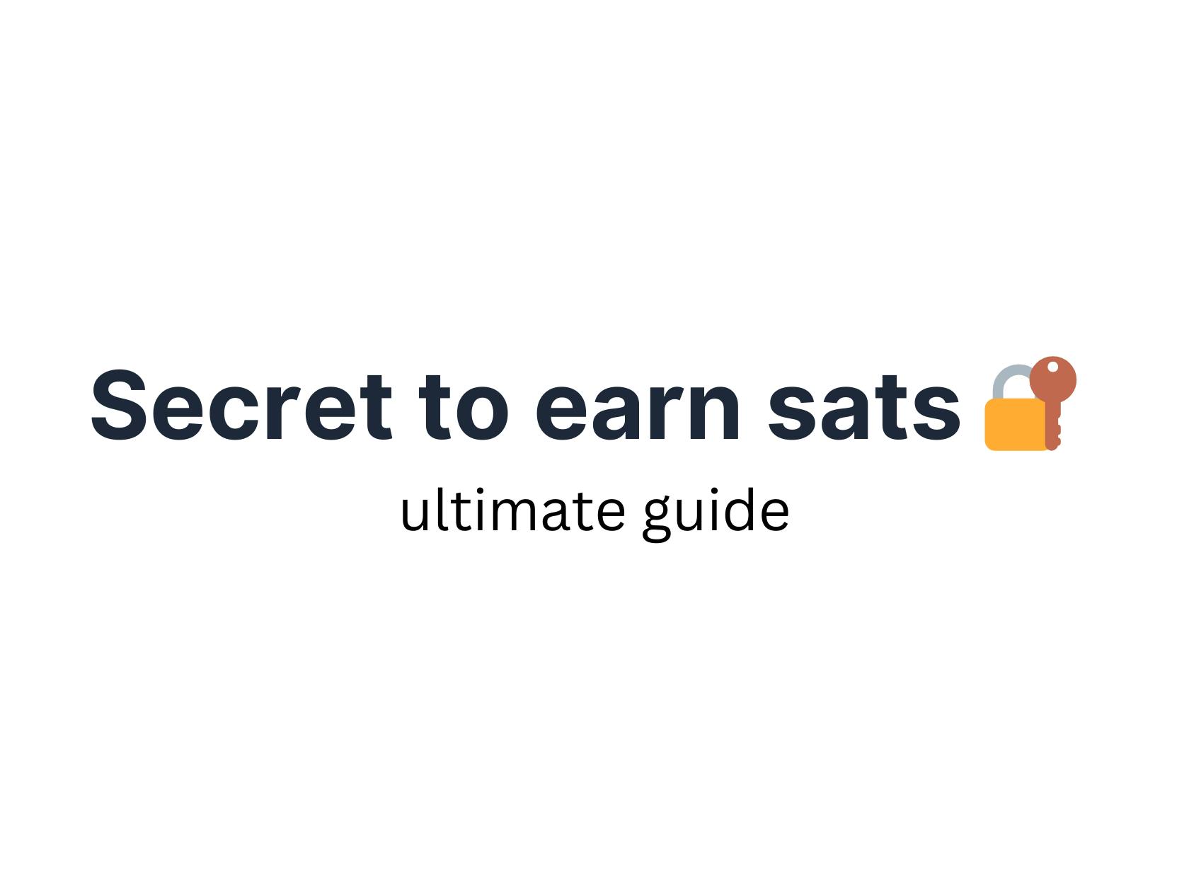 Unlock the Secret to Earning Free Sats with SatsFaucet