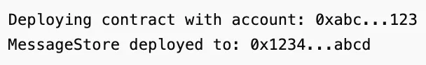 Terminal Show Output