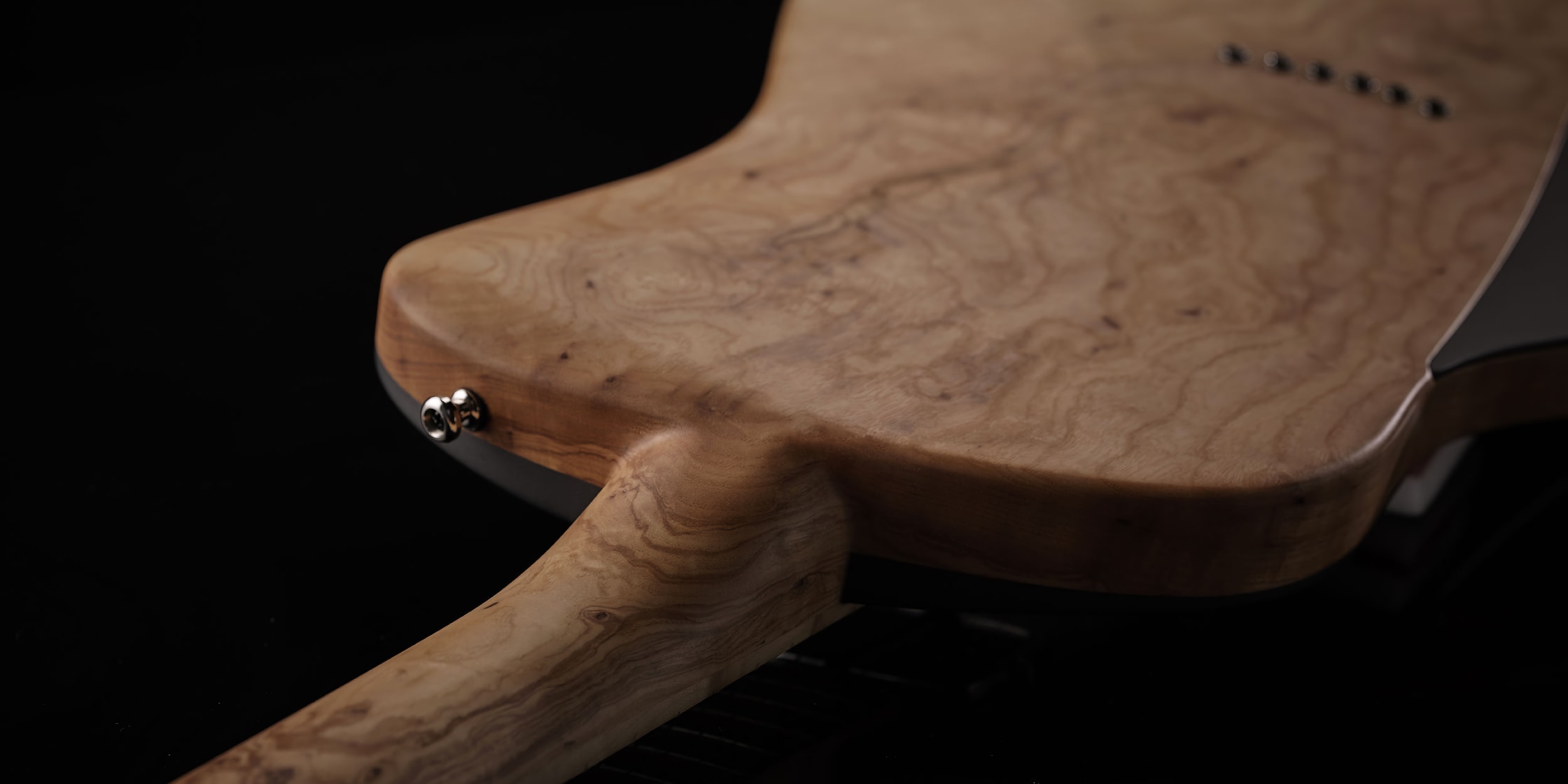 neck--body junction on the One piece master I guitar