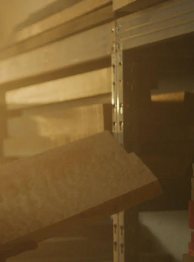 Wood block selected by Julien Roure for the new Sauvage guitar