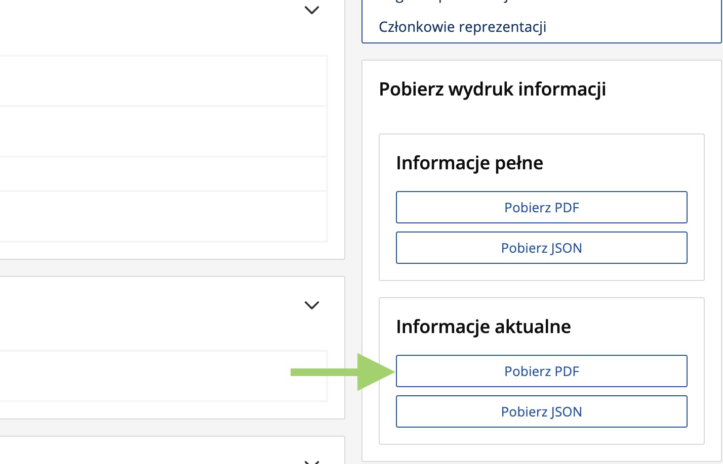 Download the excerpt with the data of the company