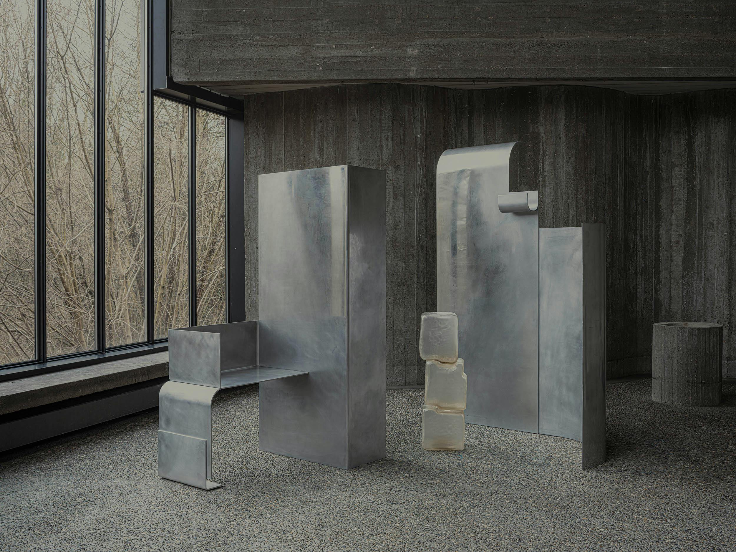 'Solidified Reflections' Furniture Design Collection by Destroyers / Builders for Carwan Gallery | Photo by Jeroen Verrecht