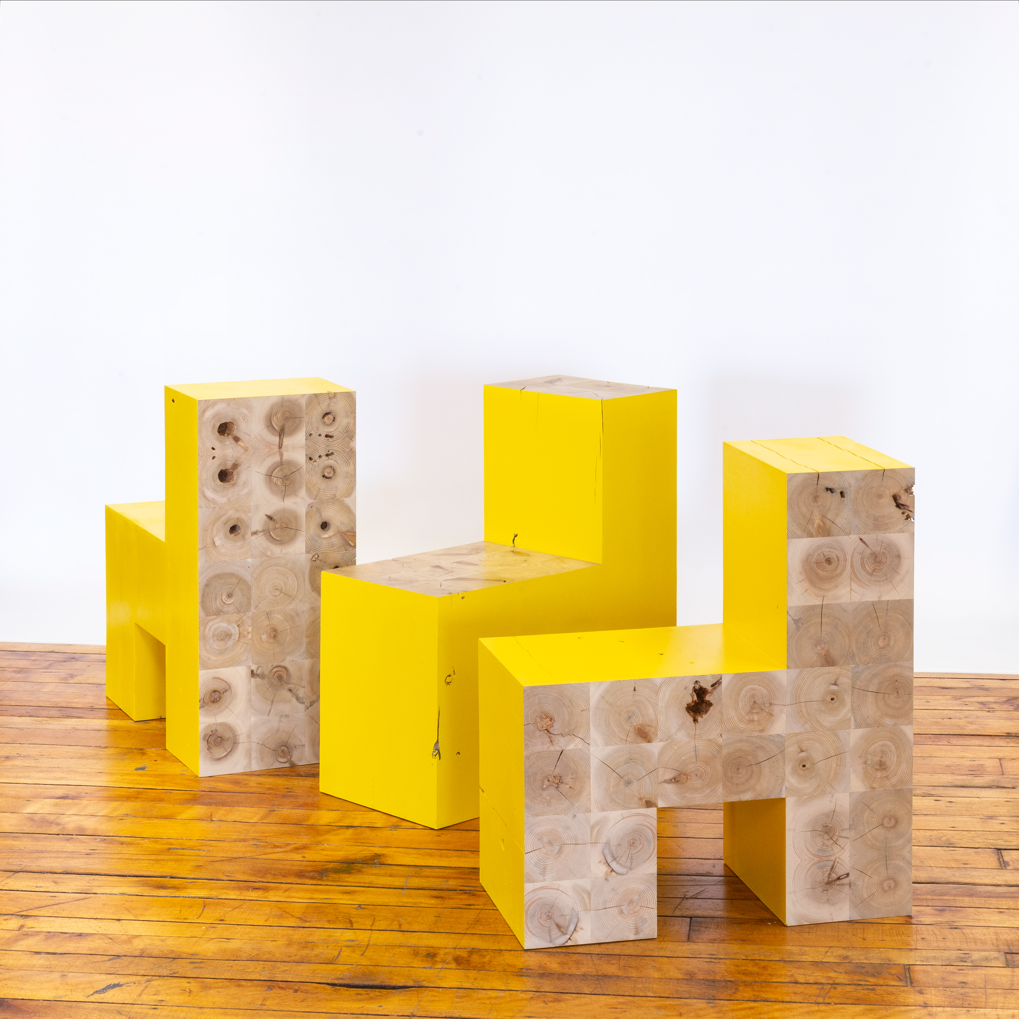 Yellow Seating by Theju Nimmagadda