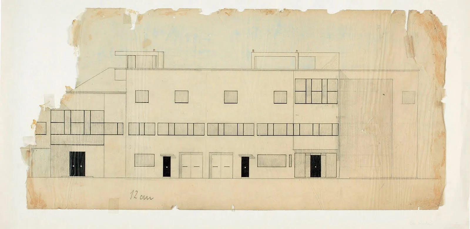 Drawing of Maison La Roche. "I prefer drawing to talking. Drawing is faster, and allows less room for lies." - Le Corbusier