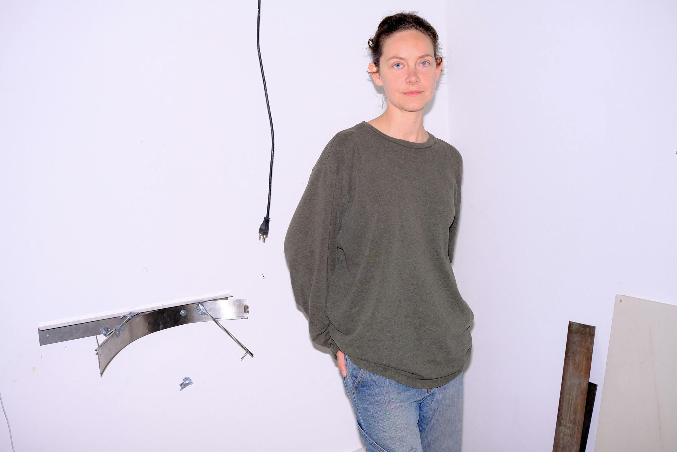 Grace Prince in her Studio in Zürich, Switzerland.