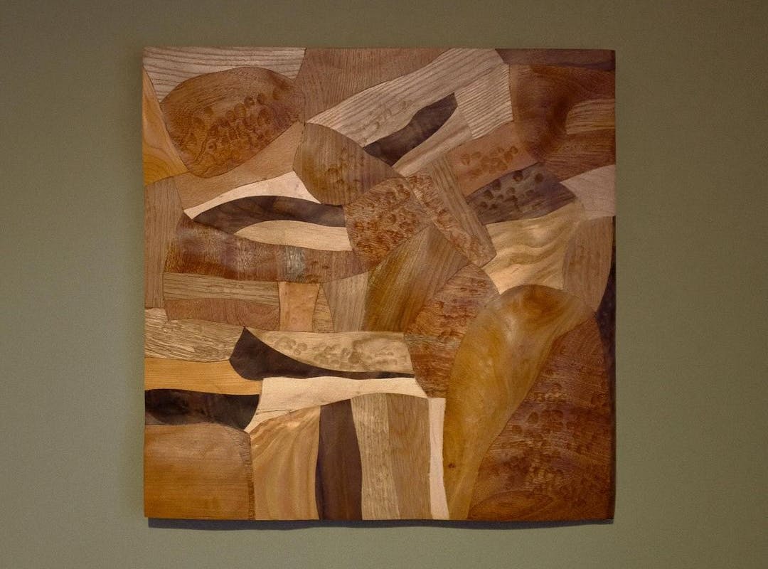 Patchwork Wood Panel, 2024