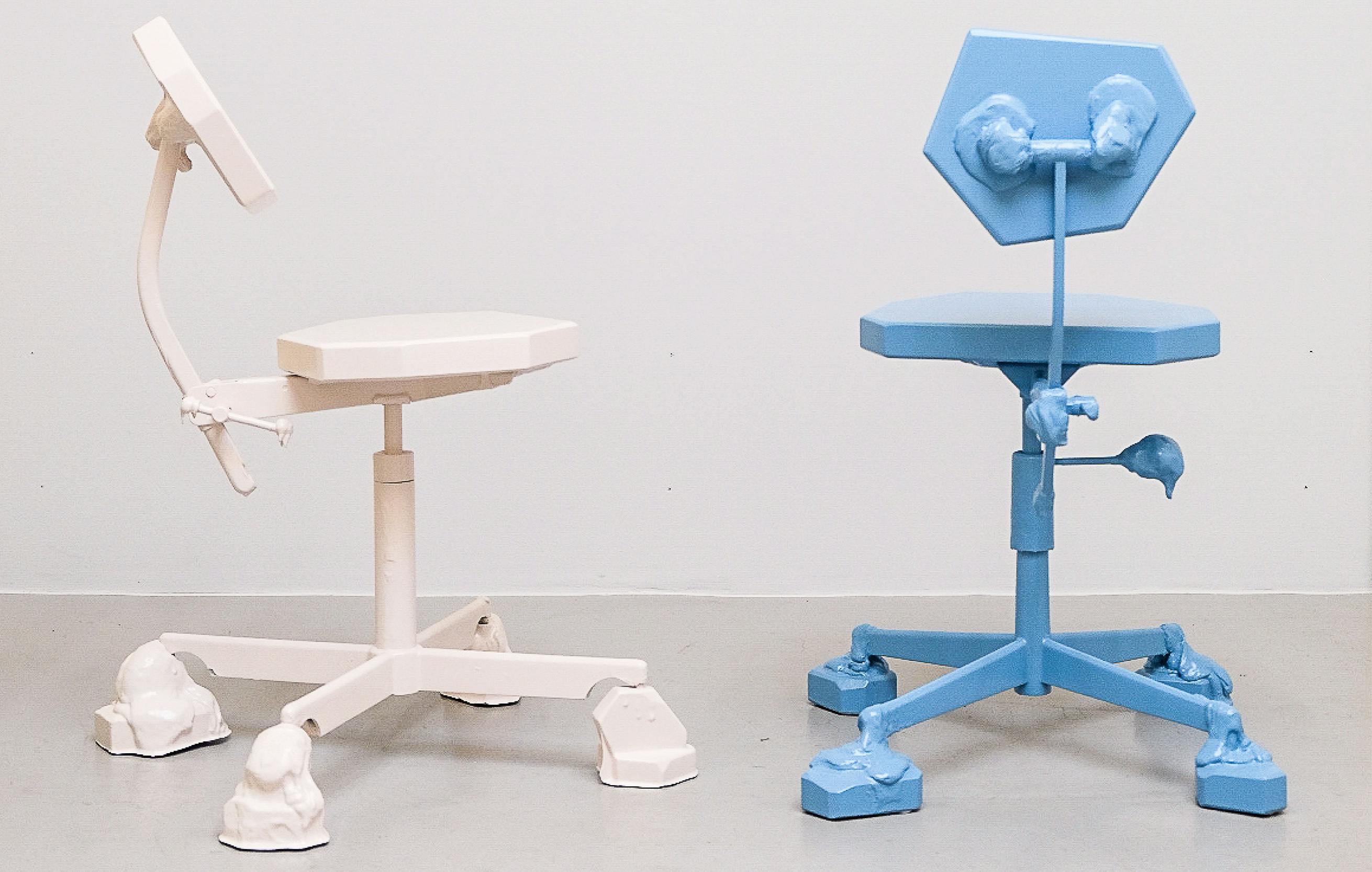 Two desk chairs by Jacob Egeberg for Tableau, Post Service, 'POST SERVICE'. Copenhagen (DK) In 2021