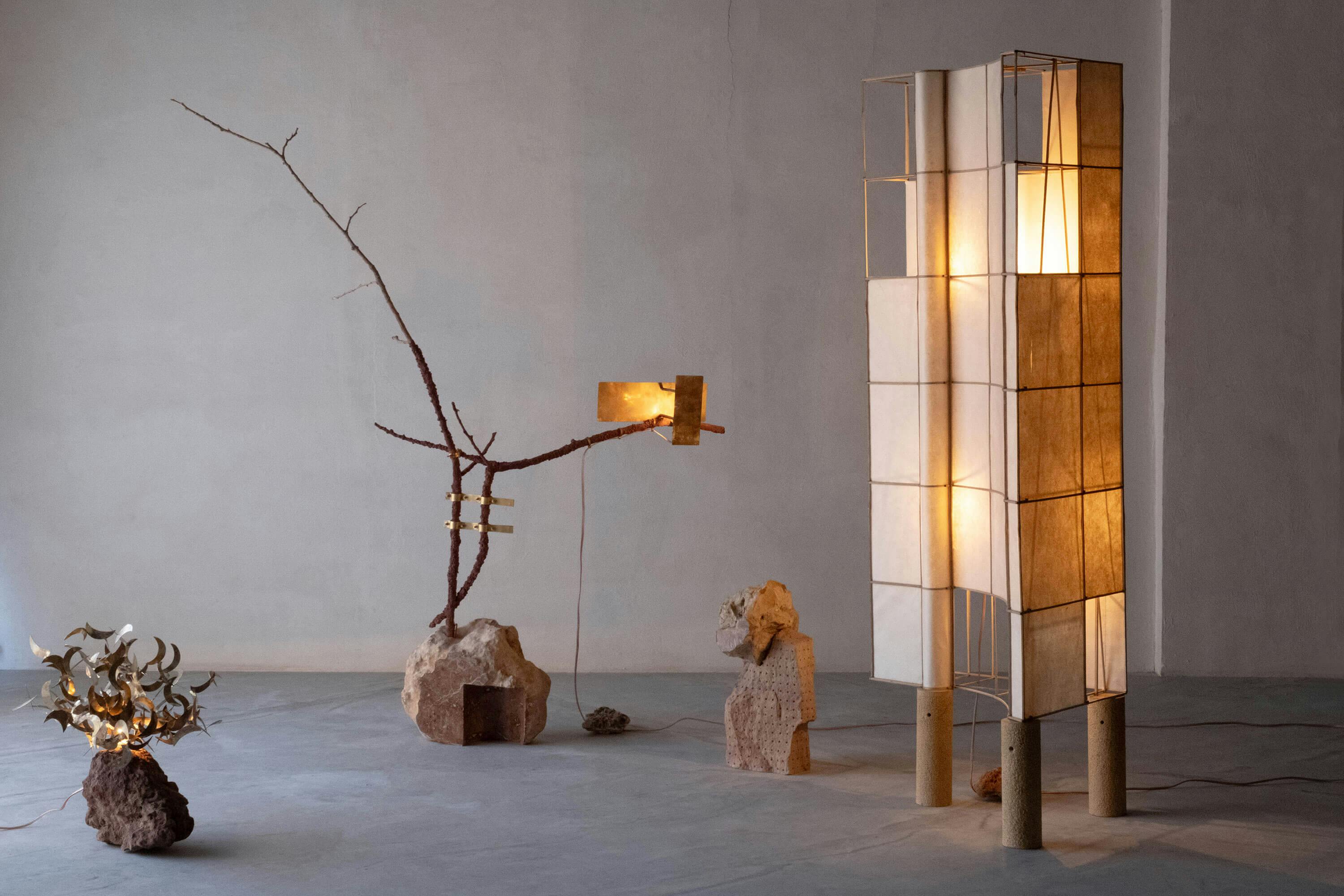 Collectible Furniture designed by Studio Raw Material at Alu La Residency in Saudi Arabia