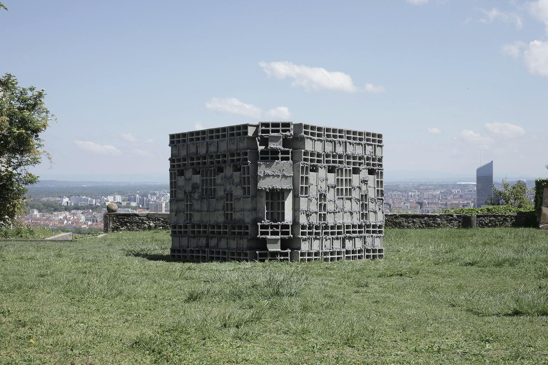 Marc Leschelier's Architectural Installation Worksite III, in Lyon, France